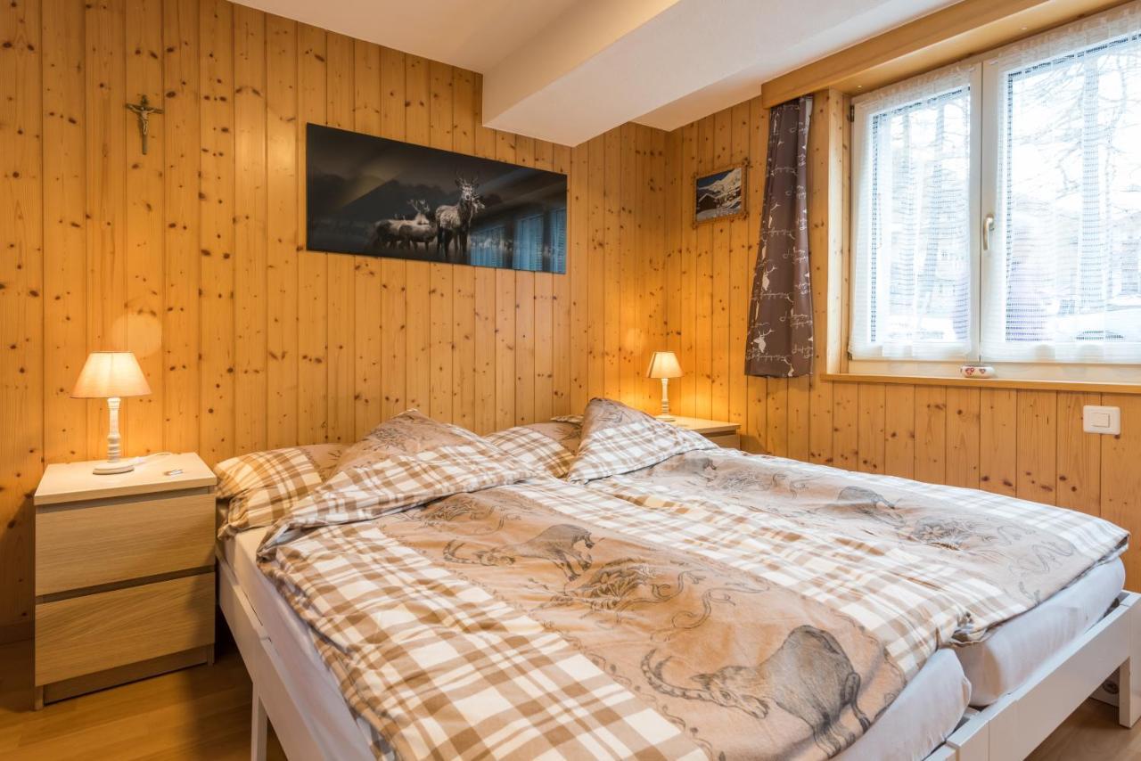Haus Alpenblick Apartment Saas-Grund Exterior foto