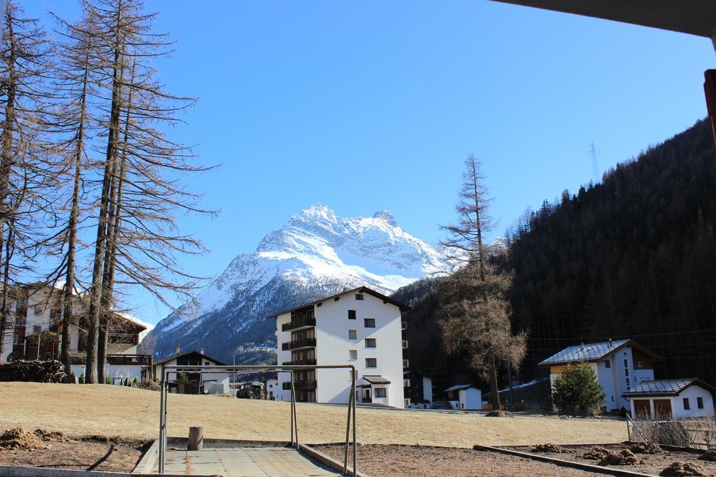Haus Alpenblick Apartment Saas-Grund Exterior foto